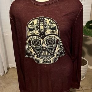 Star wars long sleeve-Maroon